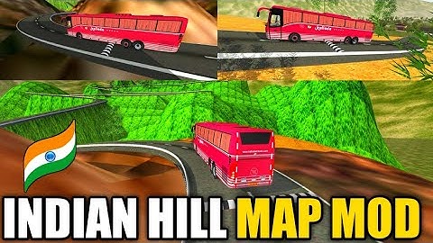 [New] Indian Kolli hills Mountain Route For BUSSID | Bus Simulator Indonesia | BUSSID Mod