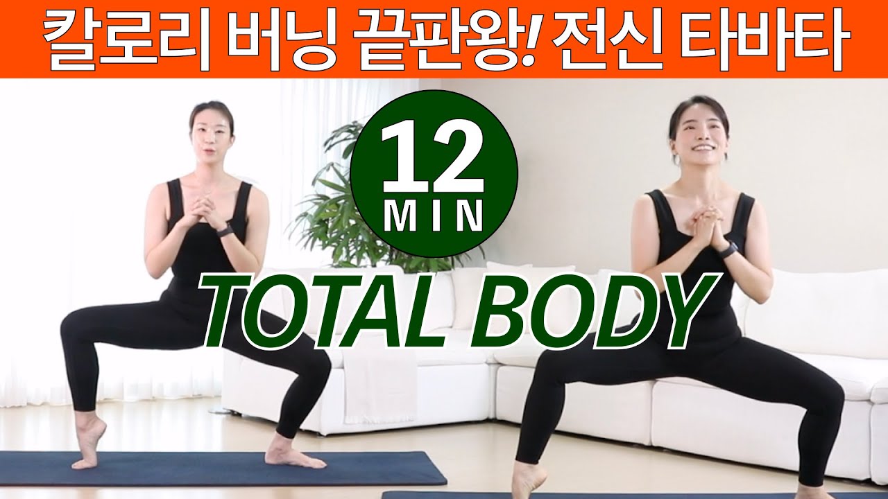 설명있음) 칼로리를 가장 빠르게 태우는 전신 타바타 운동 (진짜힘듦) / 완벽한 유산소운동 | 홈트 다이어트 운동 ( TABATA ) / 전신유산소운동 · 전신운동 · 다이어트운동