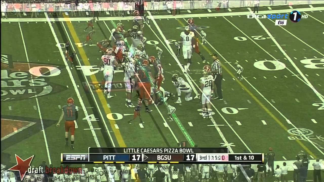 82 Alex Bayer, TE, Bowling Green vs Pittsburgh '13 YouTube