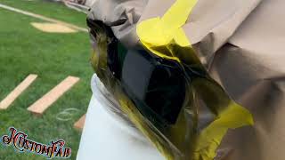 Lost footage Custom airbrushed Paint job on a Harley Davidson motorcycle JCustomFab