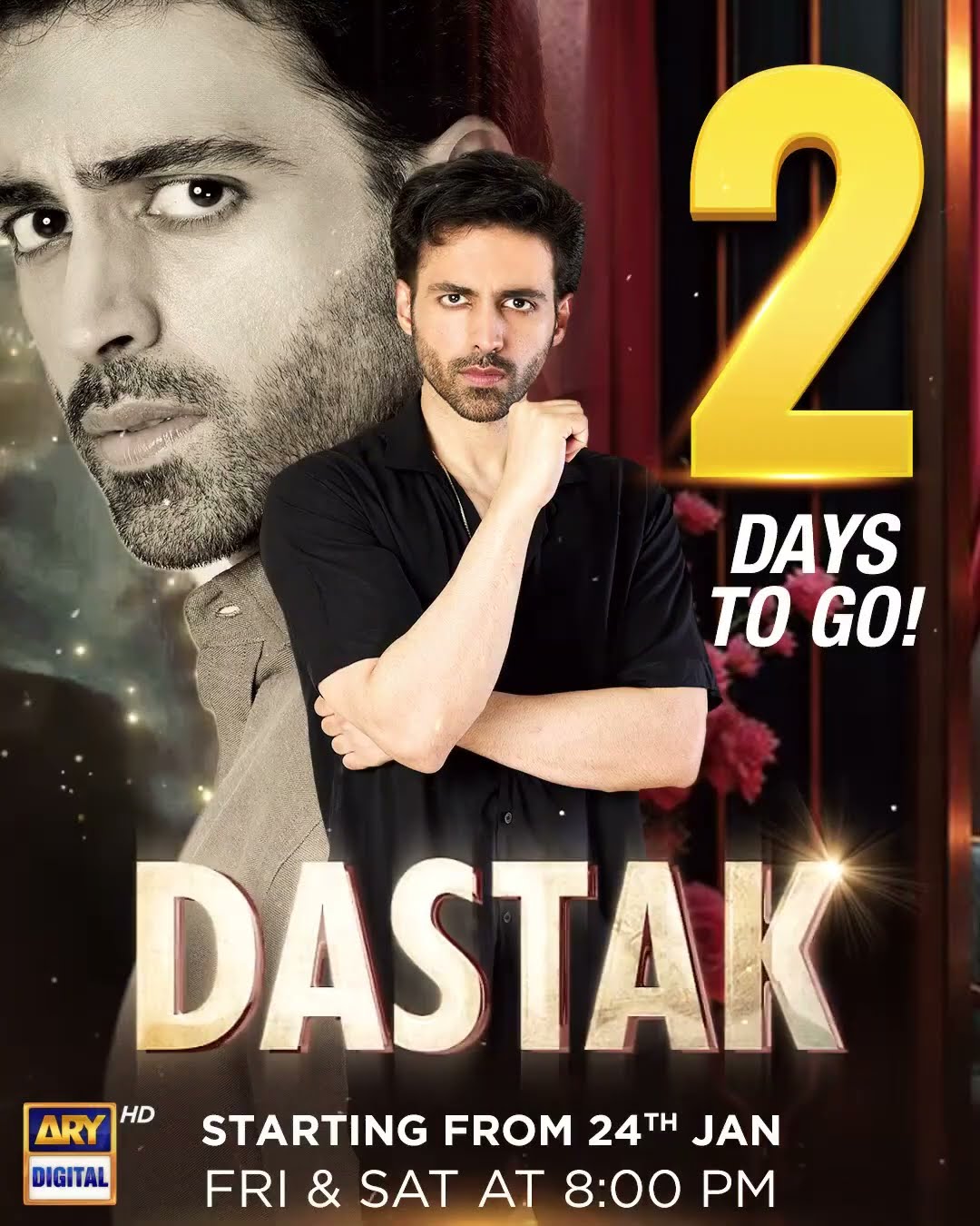 The talented Feroz Kadri will charm as Saif in #DASTAK, premiering in just 2 days!