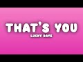 Lucky Daye That S You Lyrics mp3