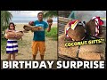 SURPRISE GIFTS FOR FILIPINA GIRL - Unique Coconut Birthday In The Philippines (Barangay Life)