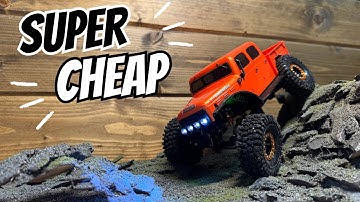 INDOOR CRAWLER COURSE!! || Under $15 || SUPER CHEAP and EASY || SCX24 POWER WAGON 1/24 RC crawler
