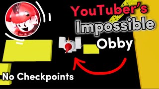 This Youtuber's ROBLOX Obby is IMPOSSIBLE...?!