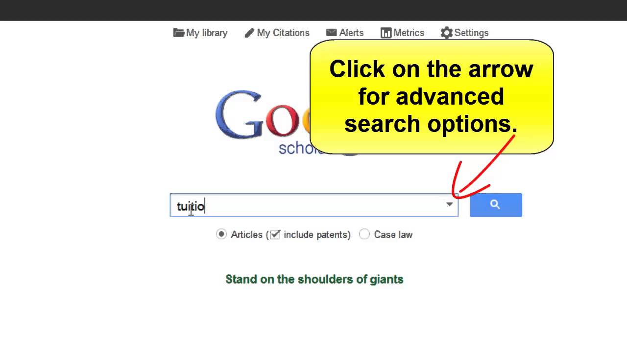 Google Scholar 101 - YouTube
