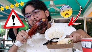 جربت اكل الشوارع الامريكي  ( طبخوا لحم تمساح قدامي !!! )