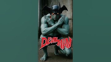 Devilman In Real Life 👹🔥 | The Demon with a Human Heart 💔🪽#livingcartoon #devilman #aiart