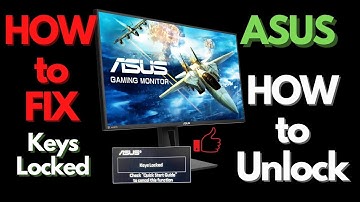 FIX - Keys Locked Asus Monitor VG278QF