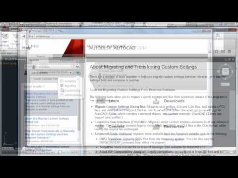 Getting Started: AutoCAD 2014 Help