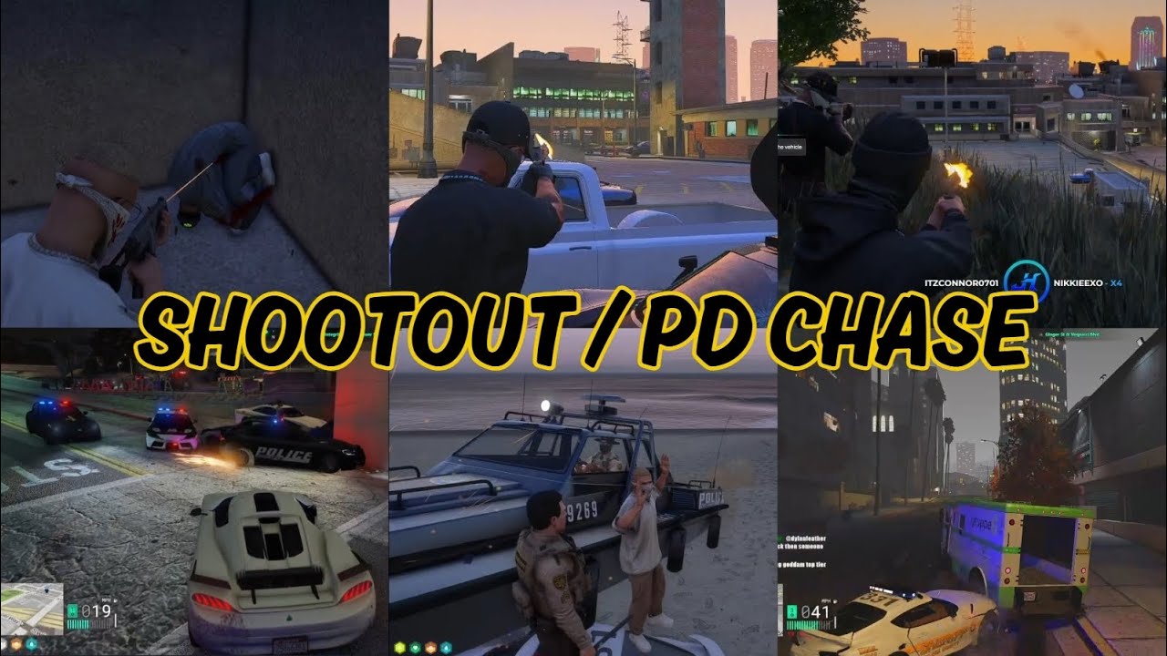 Manor Shoot For a Bank Truck and Get Chased By The PD | Multi POV ...