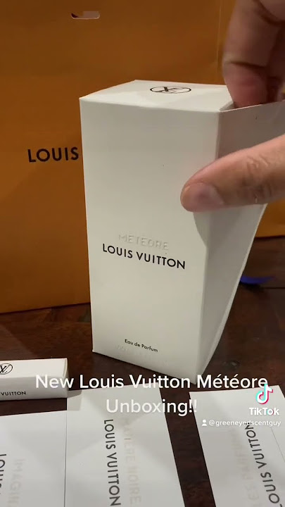 Louis Vuitton Meteore Parfüm Parfum unboxing 