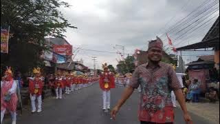 SENAM KOMANDO PASUKAN MERAH PUTIH SD1KAL - KARNAVAL KECAMATAN - KEC. KALISAT - KAB. JEMBER