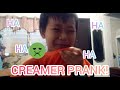 CREAMER PRANK TO MY PARTNER AND BROTHER! HAHAHA Vlog #014