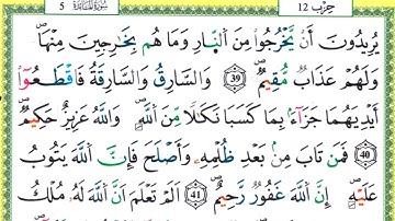 114 سورة المائدة || مصحف ورش المعلم ||