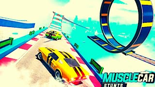 Muscle car racing games on impossible tracks. Android games. gaming screenshot 4