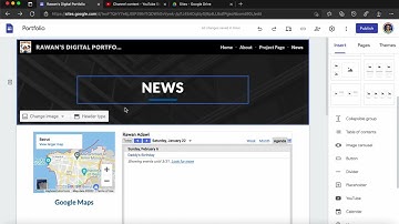 12. Adding a Table of Contents on Google Sites
