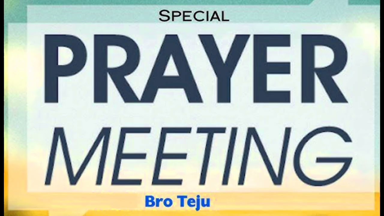 A Life-Changing Word for You Toda   Tpm special prayer meeting  pas.teju