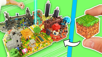 I Built A WORLD With Real Minecraft Blocks