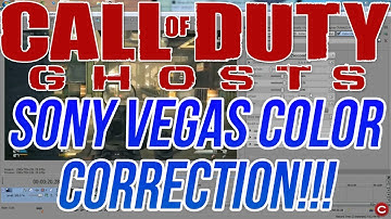 Call of Duty Ghosts Sony Vegas Color Correction Settings