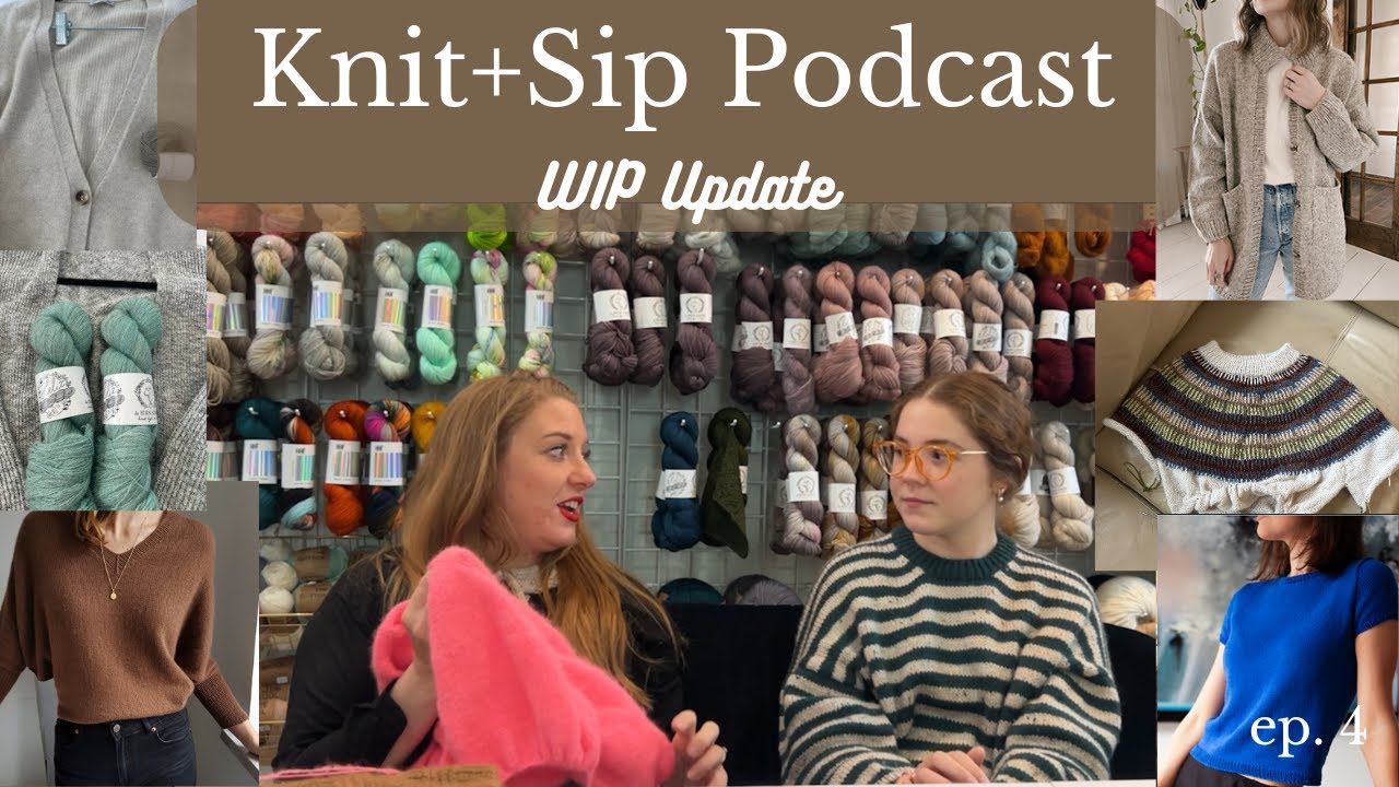 WIP Galore! | Stashing Down, Sample & Test Knitting, Stick Season, Kintra Sweater, ROBIN KAL, & more