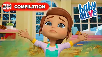 Temper Tantrum Nightmare! | Baby Alive | Episode Compilation | ZeeKay Junior