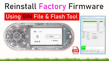 How to Flash or Reinstall Factory Firmware on LILYGO T-Embed CC1101 Using BIN File & Flash Tool