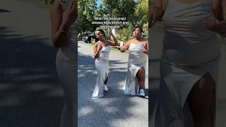 Sneakers and bridesmaid dresses 🤝🏾 #bridesmaids #dancevideo
