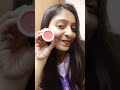 Insight cosmetic blusher review  strawberry drip  rs  75 only shorts insightcosmetics blusher