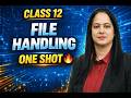 File Handling in Python | OneShot Computer Science Revision | Class 12 | CBSE 2026 🔥
