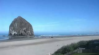 A live look at Cannon Beach
