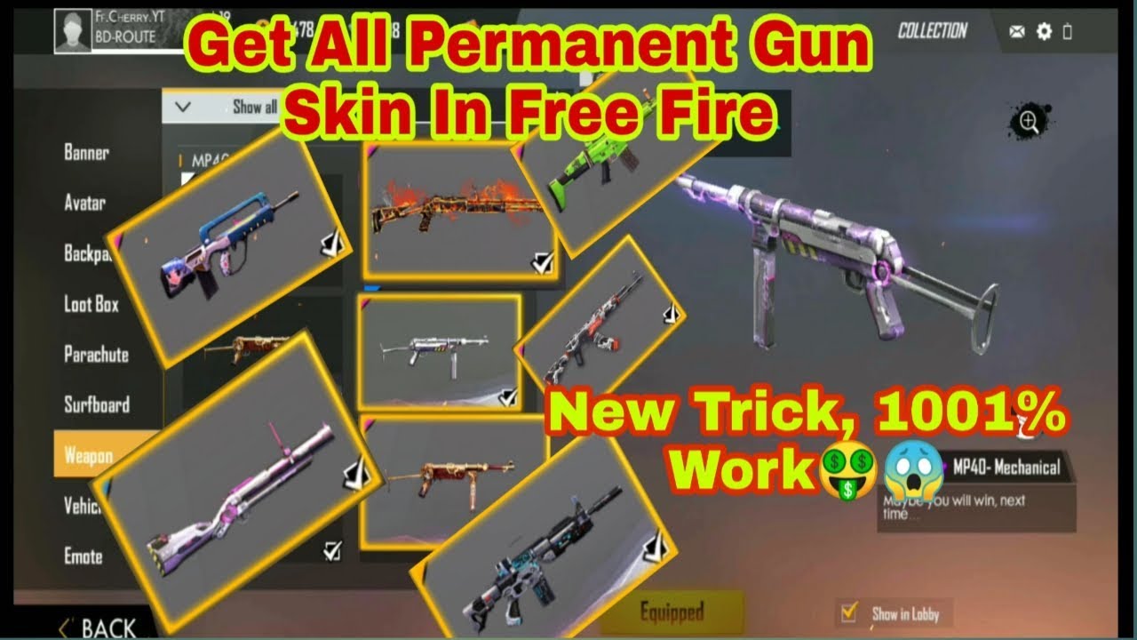 22+ New Bug Hack Free Fire Gun Skins Hack APPSMOB.INFO/FREEIREHACK : I