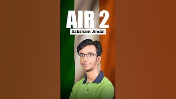 JEE Advanced 2025 AIR 1 vs AIR 2 🔥| IIT Motivation #shorts