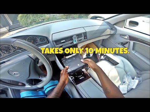 How to Install An Aftermarket Car Radio: 2001 Mercedes Benz SL500