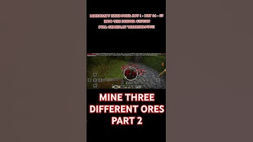 MINE THREE DIFFERENT ORES PART 2 #minecraft #shorts #viralvideo #trending #youtubeshorts #subscribe