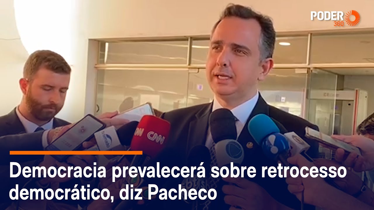 Bolsonaro coloca eleições em xeque e Pacheco rebate: 'Não admitiremos  retrocesso da democracia