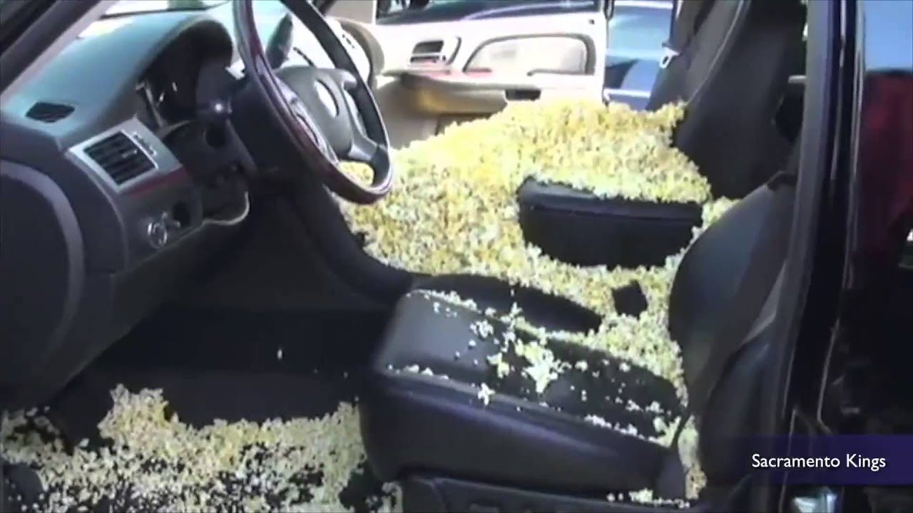 NBA team pranks rookie by filling his apartment with popcorn YouTube