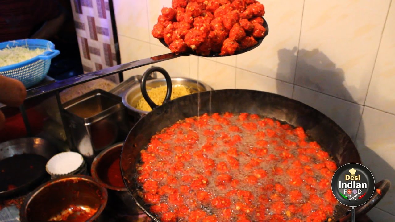 How To Make Chinese Bhajiya and Bhel | Mumbai India | Desi Indian Food
