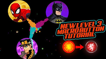 NEW MACRO BUTTON TUTORIAL*NO ROOT*(LEVEL 3 BUTTON)+ BEST CROWDED SERVER TAKEOVER(AGAR.IO MOBILE)