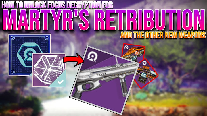 Destiny 2: Unlock Focus Decryption For Act 3 Weapons, Nes008 Quest Guide