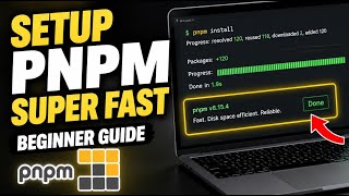 How to setup pnpm for faster JavaScript development - Beginner Guide