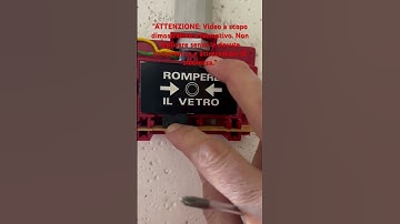 "ATTENZIONE: Video a scopo dimostrativo e formativo. #csa #allarme #incendio #fire #shorts