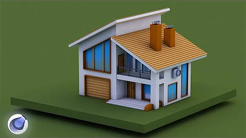 Делаем дом в Cinema 4D