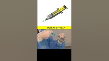 3D Animation  | How Syringe Injection Work 📌 #syringe #injection #cad #animation