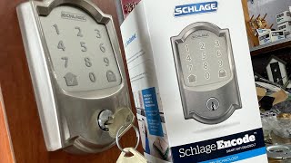 a look at the Schlage Encode WiFi Deadbolt - Can it accept different cylinders?
