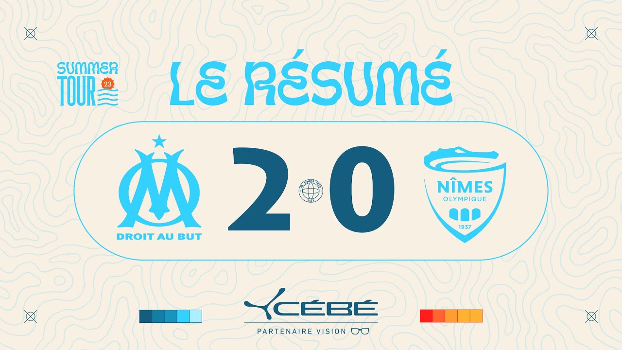 OM 2-0 Nîmes : le résumé complet du match