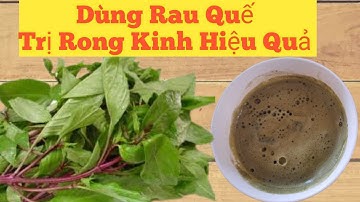 RAU QUẾ /Trị Rong kinh -Trị Mỡ Máu Bằng Lá QUẾ Không Tái Phát @UtBay