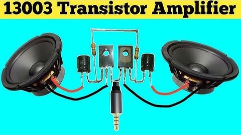 How to make amplifier🎵 13003 IC make to home powerful amplifier new video 2022🔊