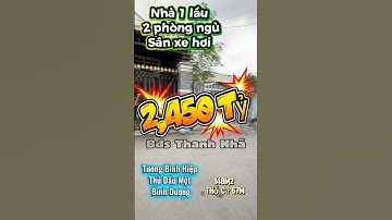 Bán nhà 1 lầu Tương Bình Hiệp Tp Thủ Dầu Một Bình Dương 2 phòng ngủ,sân xe hơi,148m thổ cư 67m 2,450