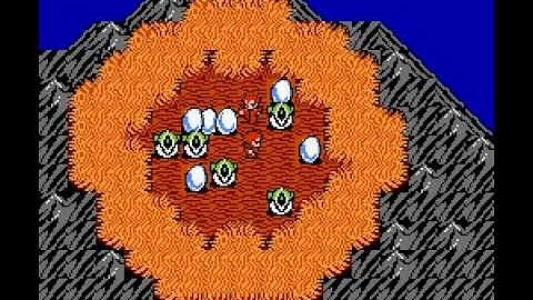 Final Fantasy III (NES) - *Battle* with Bahamut